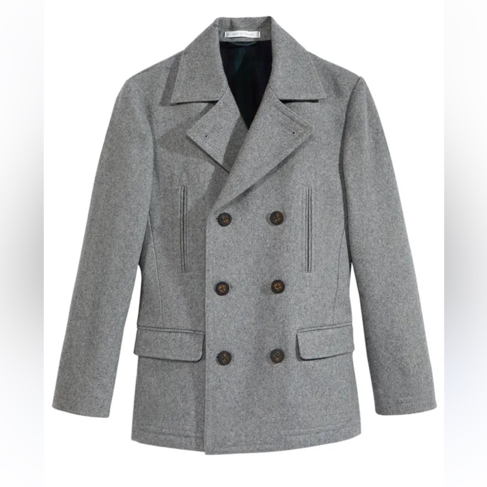 NWT Lauren Ralph Lauren Boys Pea Coat Classic‎ Preppy Winter Coat Dress Coat